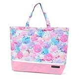 COLORFUL CANDY STYLE マチ付きキルティングレッスンバッグ(ループ付き) リフレクター付き 撥水タイプ ふわふわキュートなキャンディポップ はっ水 軽量 汚れにくい シワ防止 女の子 NM282600