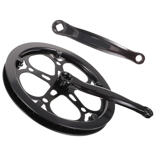 Pédalier creux en fer robuste de 52 dents, la précision mécanique pour pignon fixe