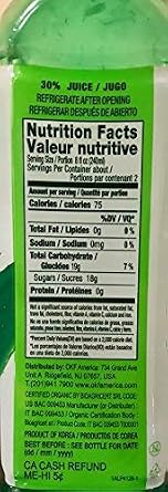 OKF Aloe Vera Drink in 16.9 Ounce Bottles Healthy Edition (Organic, 6)