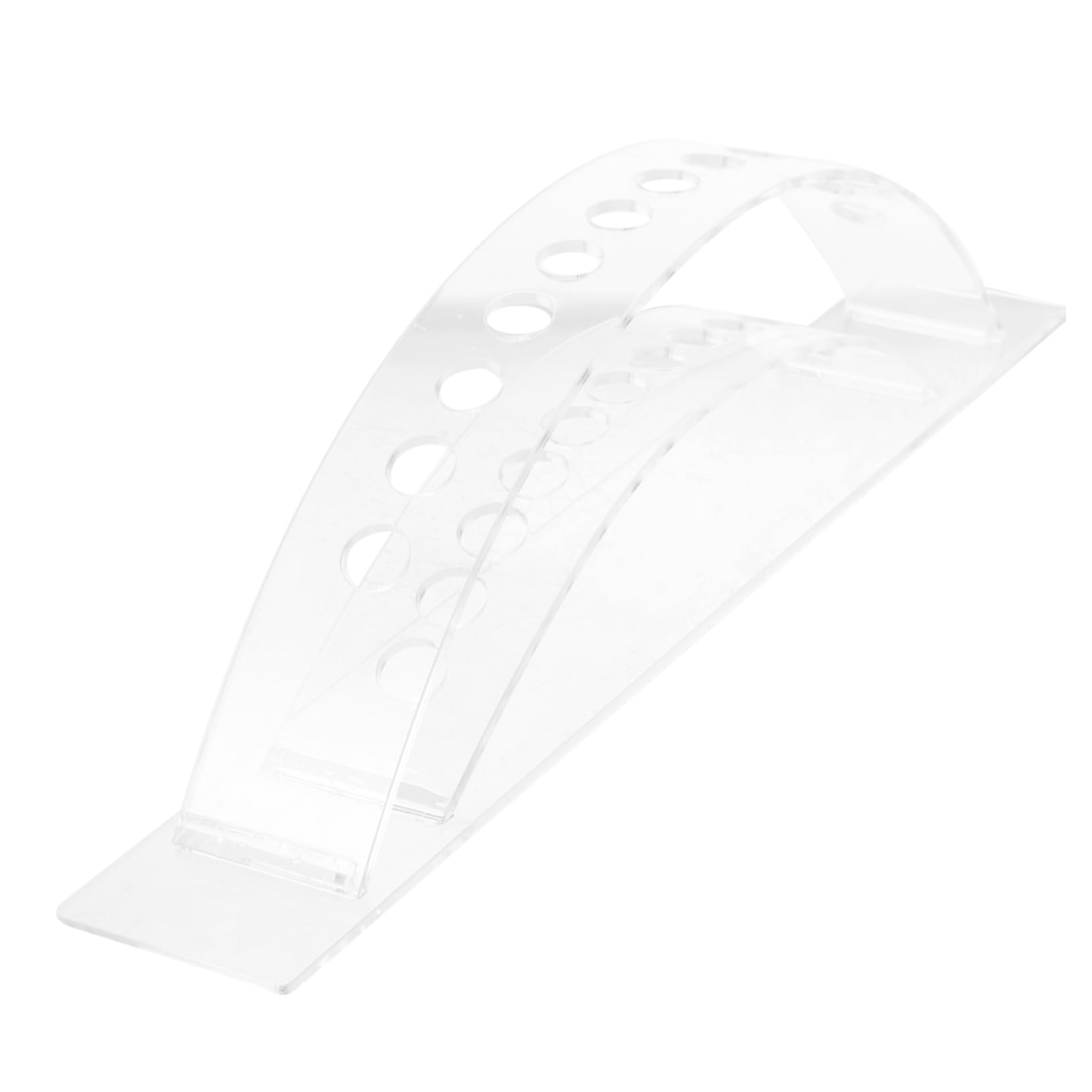 Baluue 4piezas Soporte Acrílico Para Lápices De Maquillaje Organizador De Pinceles y Lápices De Cejas Diseño Arqueado Para Escritorios y Mesas De Maquillaje Compartimentos