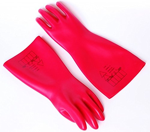 VDE Elektriker Handschuh Gr. 10 Bundle mit Gummimatte 1qm Isoliermatte Elektro Baumarkt