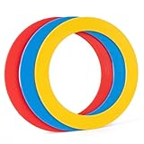 oazoxcx Juggling Rings Set of 3，Learn to Juggle with Juggling Rings for Beginners & Professionals，9.5