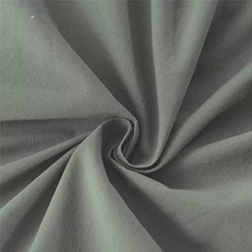 Ruccit Sage Green Fitted Sheet Double Extra Deep 41CM Washed Cotton Fitted Bed Sheet Double Bed Green All-around Lasting Elastic Deep Fit Solid Double Bottom Sheet Only-Soft,Durable,Easy Care