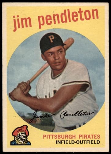 1959 Topps #174 Jim Pendleton Pittsburgh Pirates (Baseball Card) EX+ Pirates