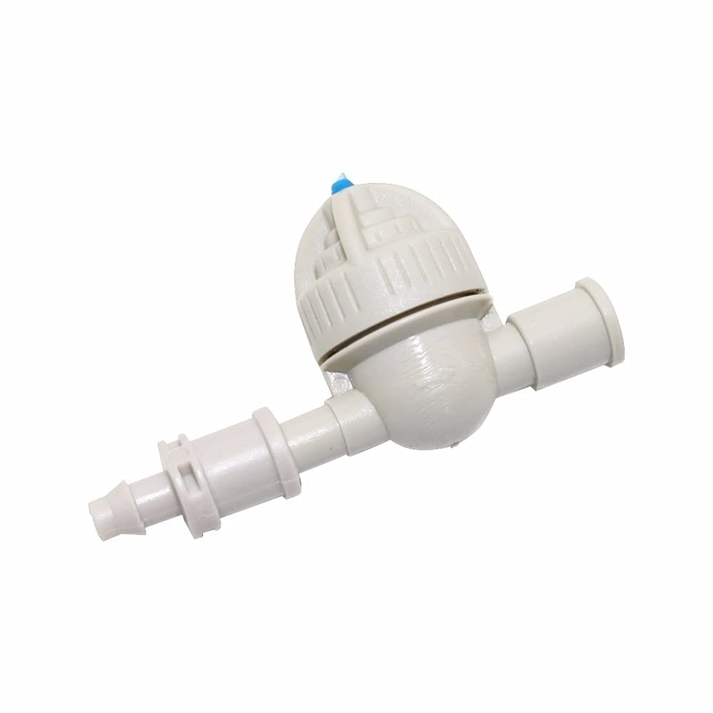 Adaptador de Conector de Manguera, 20 Juegos, Dispositivo Antigoteo Esférico de 6 Mm con Púas Individuales, Conector Recto, Kits Deua para Jardín, de Riego, Accesorios para Manguera