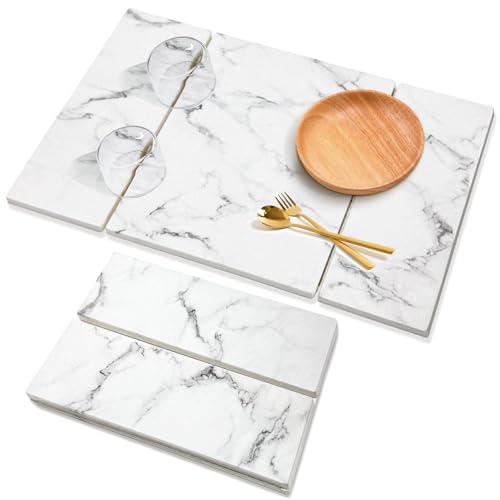 Large White Stone Drying Mat 24