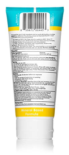 Thinksport Kids Spf 50+ Mineral Sunscreen – Safe, Natural Sunblock For Children - Water Resistant Sun Cream – Broad Spectrum Uva/Uvb Sun Protection – Vegan, Reef Friendly Sun Lotion, 6Oz #TOP1