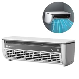 DTREELS Climatiseur mural de cuisine sans perçage, sans conduit, sans fenêtre, chargement sans fil, avec 3 vitesses de refroidissement et de ventilateur, refroidissement instantané en 10 secondes