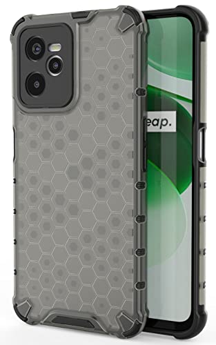 Image of Glasgow | for Realme C35 Stylish Look Pattern Back Case Cover for Realme C35 - Black