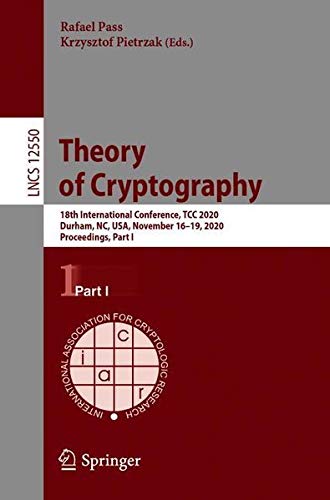 Buy Theory of Cryptography — BookShops.in