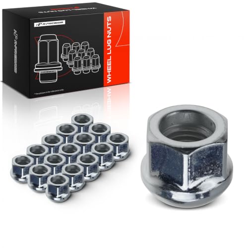 Image of A-Premium Front & Rear M12-1.50 Wheel Lug Nuts, Set of 16 | Compatible with Acura CL Integra Legend Vigor & Honda Accord Civic CivideSol CRX Fit Insight Prelude