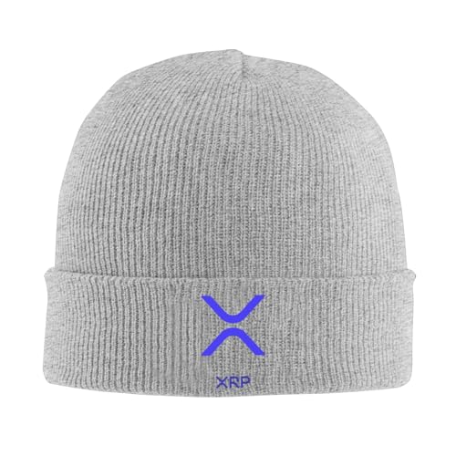 XVBCDFG K Xrp Bonnet de ski en tricot ondulé classique chaud pour homme et femme, gris, Taille unique XVBCDFG K Xrp Bonnet de ski en tricot ondulé classique chaud pour homme et femme, gris, Taille unique