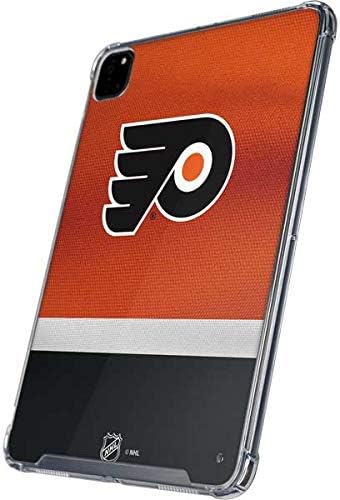 Skinit Clear Tablet Case Compatible with iPad Pro 12.9in (2020) - Officially Licensed NHL Philadelphia Flyers Alternate Jersey Design