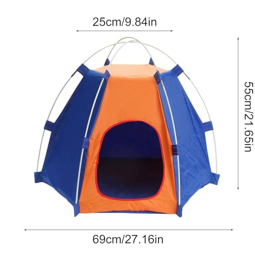 Campingzelt für Hunde- Sonnenschutz, Kabana, faltbar, für Haustiere im Freien, Hütte für den Garten, tragbar, Hütte für Hunde, aus wasserdichtem Polyester-5
