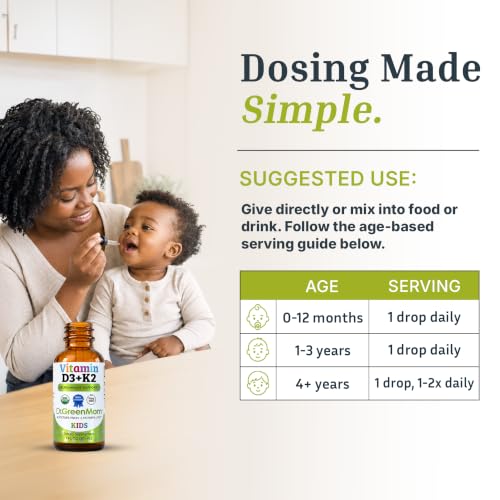 Dr. Green Mom Liquid Vitamin D3 K2 Drops