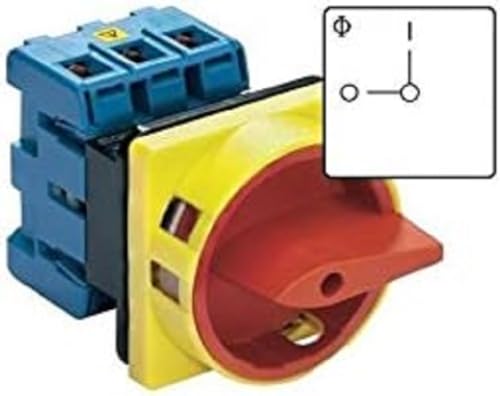 Kraus & Naimer KG41B T203/01 E Interrupteur sectionneur refermable 40 A 1 x 90 ° rouge, jaune 1 pc(s)