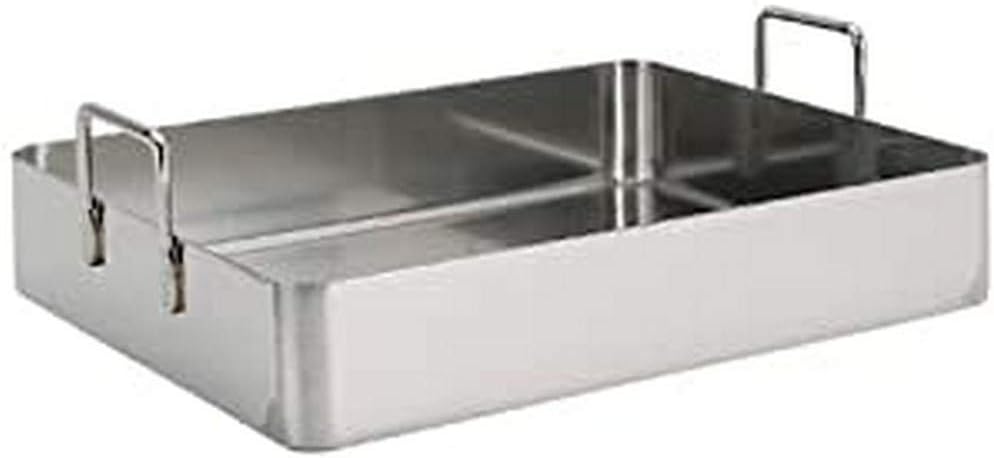 World Cuisine Stainless Steel Roasting Pan, Small [World Cuisine]
