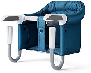 SOAR Baby Hook On Seat Hook-on Seats Chairs Baby Seat Booster High Chair, Adjustable Hook On High Chair Lightweight Easy Travel Children's Dining Chair (Color : Blue 1)