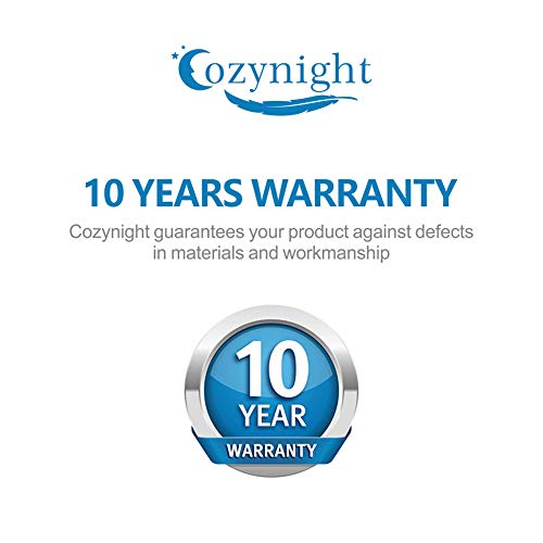 Cozynight Full Size 100% Waterproof Mattress Protector, Breathable, Noiseless, Mattress Cover, Fitted 10"-18" Deep Pocket Bed Cover - Vinyl Free #TOP7