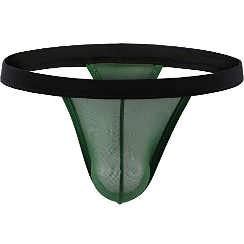 Summer Code Mens Sheer Mesh Thong T-Back Sexy Underwear3