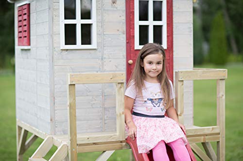 Wendi Toys Casetta M22R i Bambini Rossi Giocano a