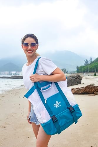 Catalonia Large Beach Tote Bags with Cooler Bag&Tiki Beach Towel Oversized2