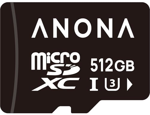 Anona Micro SD Card 512 GB Memory Card, Up to 100MB/s, Suitable for Anona Pano 4K Indoor Camera