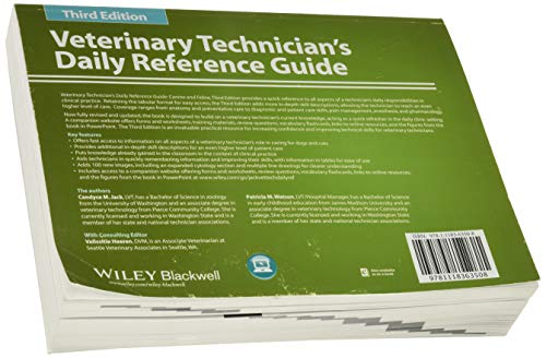 Veterinary Technician's Daily Reference Guide: Canine And Feline #TOP3