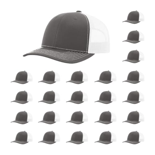 Richardson 112 Classic Six-Panel Adjustable Snapback Trucker Cap | Bulk Packs Available