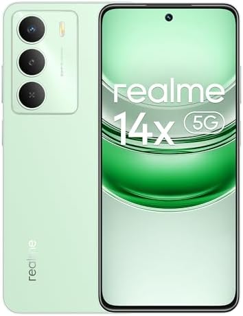 realme 14x 5G Smartphone 6+128GB, Pantalla Eye Comfort 120Hz, cám...