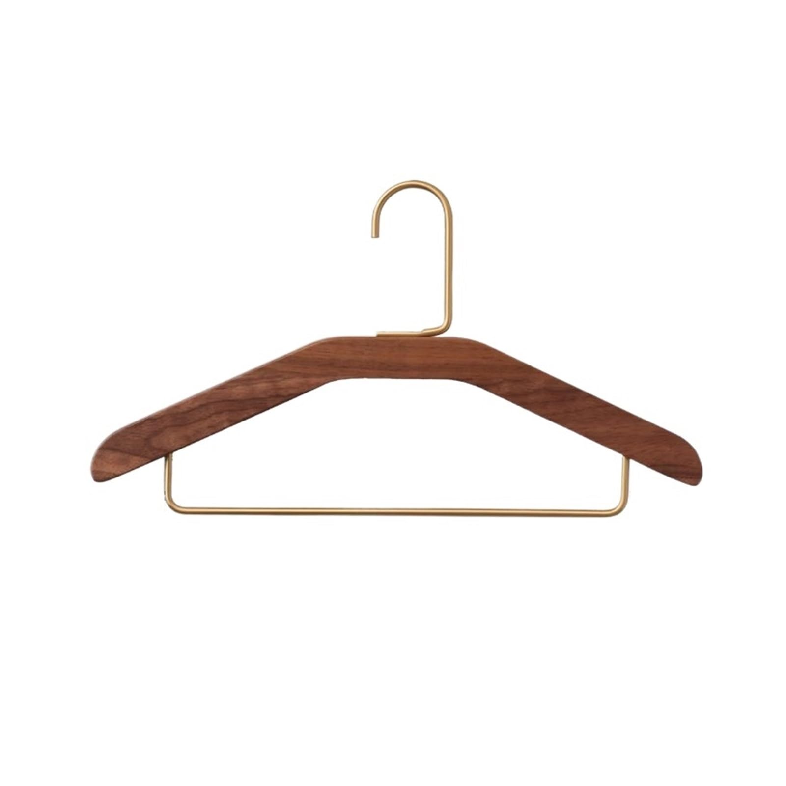 Wooden hangers 3pc Wooden Hanger Natural Walnut Wood for Clothes Storage Rack Household Laundry Hanging Wardrobe Organizer for suit(Color 2)