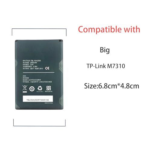 Aousavo TBL-55A2550 batteria di ricambio