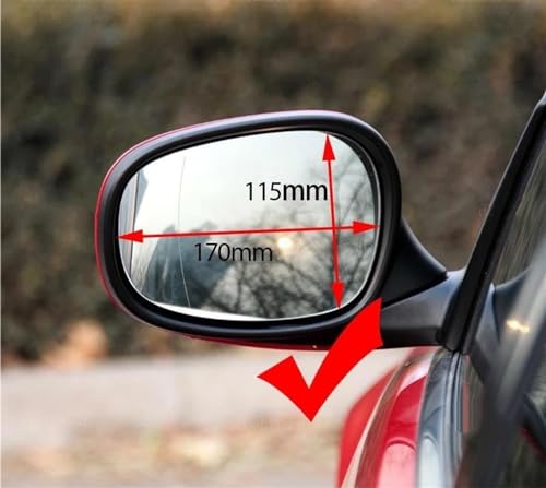 Verre de rétroviseur gauche bleu pour BMW Série 3 E90 E91 et Série 1 E82 E88 LCI - 2
