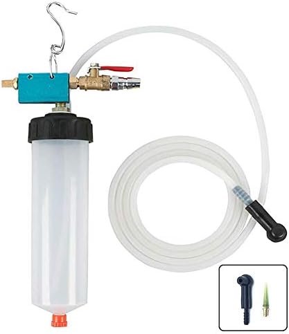 DEDC Universal Auto Brake Fluid Extractor, Power Steering Oil Change Replacement Tool, Brake and Clutch Fluid Drained Bleeder Tool Equipment Kit for Car Motorcycle