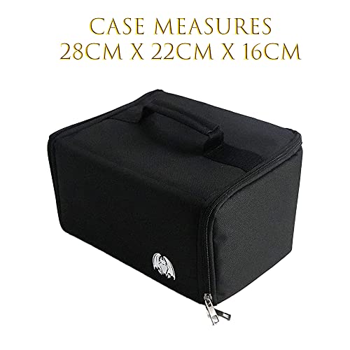 Étui de transport pour miniatures DnD : grand support de rangement de jeu RPG noir - 2