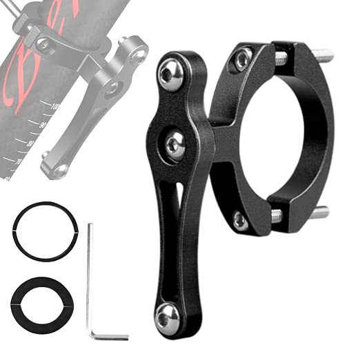 BYHLYH Aluminum Road Bike Bottles Cage Mount Adapter Water Bottle Cage Clamp Mount Bicycle Bottle Holder Bracket,Easy to Install on Handlebar Seat Post for Baby Stroller（Bilateral Fixation）