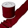 Amazon.com: Burgundy Red Velvet Ribbon 100mm x 8m by FloristryWarehouse
