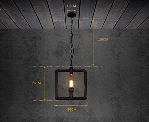 Lustre conduite d'eau rétro pour sublimer une entrée sombre