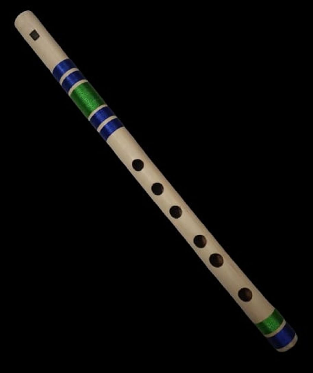 IBDA Direct Blow Bamboo Flute | B Scale Front Blow | for Kids/Beginner | 14 inch Bansuri | Basuri Musical Instrument |-picture-10