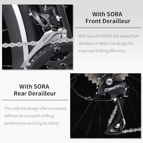 SAVADECK Carbon Road Bike for Beginners – Adult Racing