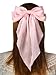 12 PCS Large Hair Bows for Women Girls Cute Ribbon Bow Hair Clips with Long Tails, Big Silky Satin Bows for Hair, Vintage Hair Accessories for Girls Women
