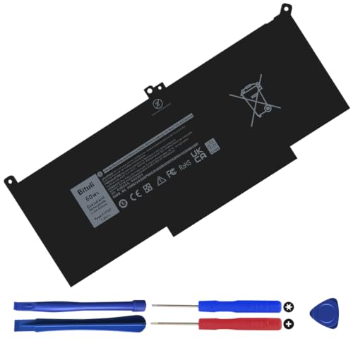Bituli F3YGT 2X39G 60WH Laptop Battery for Dell Latitude 12 7000 7280 7290 13 7000 7380 7390 P29S002 14 7000 7480 7490 E7280 E7480 E7490 E7290 E7380