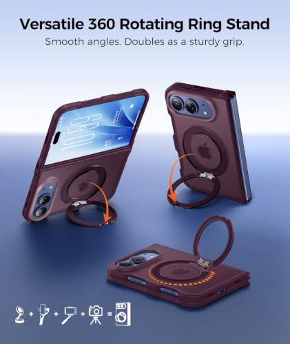 Image of FNTCASE for Phone ultra /Phone fold Case with 360 Spin Magnetic Stand