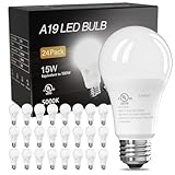 Life Up to 15000 Hours: TJOY daylight LED light bulbs 100 watt equivalent has a long lifespan of over 15000 hours. Lit up for 3 hours a day, it has a lifespan of 13.7 years. Providing you with consistently efficient lighting. You no longer need to ch...