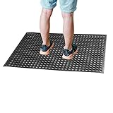 Rubber Door Mat Kitchen Anti-Fatigue Floor Mats (24' x 36') Restaurant Bar Floor Mat New Bath Mat
