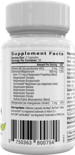 Magnesium Breakthrough Supplement 4.0 - Has 7 Forms Of Magnesium: Glycinate, Malate, Citrate, And More - Natural Sleep And Brain Supplement - 90 Capsules #TOP3
