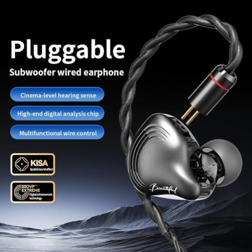 Niceminiwall Écouteurs Gaming Détachables Réduction Bruit Passive(A) – vue 4