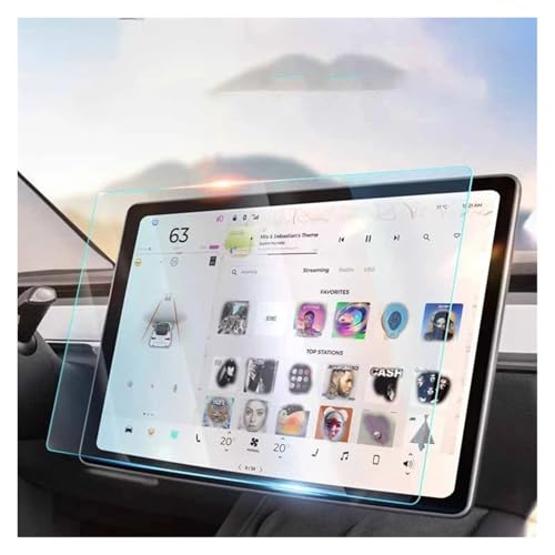 Film protecteur d'écran tactile antichoc en verre trempé HD 13,1 pouces pour autoradio