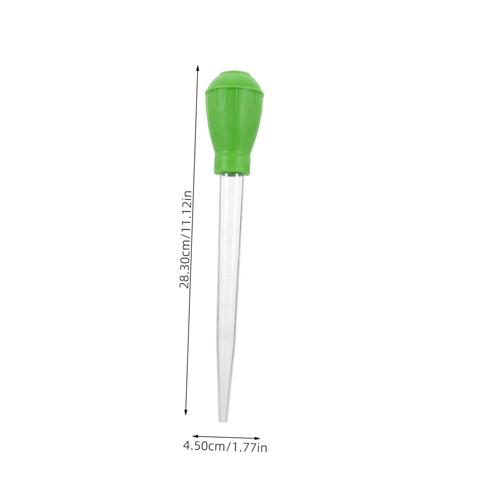 GALPADA Water Absorber Cleaning Tools Aquarium Dropper Small Turkey Baster Goldfish Auto Fish Feeder Gravel for Fish Siphon Bottom Fish Acrylic Green