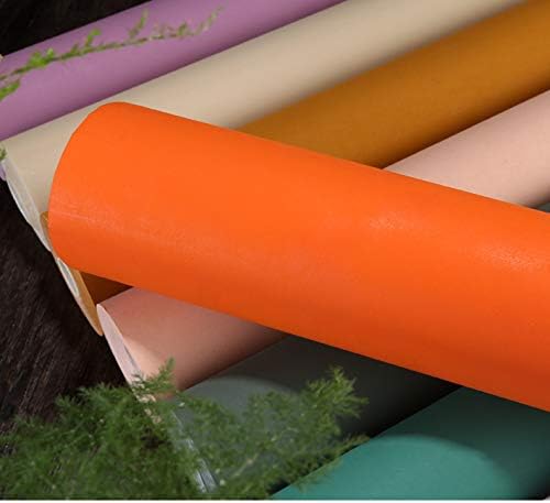 Semli Painting Writing Roll Batik Xuan Paper Thickening Rice Sumi Paper for Practice Chinese Japanese Calligraphy Brush Drawing (Orange)